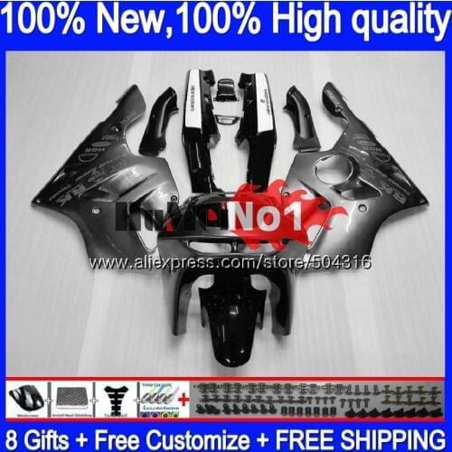 Body For KAWASAKI ZX 636 600CC ZX-636 ZX6R 94 95 96 97 79MC.61 gloss grey ZX600 ZX 6R ZX636 ZX-6R 1994 1995 1996 1997 Fairings