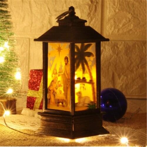 Christmas Candle LED Light Santa Claus Light Desktop Xmas Gift Kids Christmas Ornaments Christmas Decorations for Home Natale