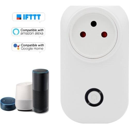 Wifi Smart Plug Israel Smart Socket Outlet 16A Timing Smart Life App Works With Alexa Google Home Assistant Mini IFTTT