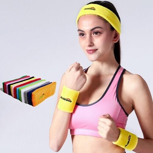 Sports Headband Sweat Absorption Band Outdoor Stretch Fitness Yoga Band