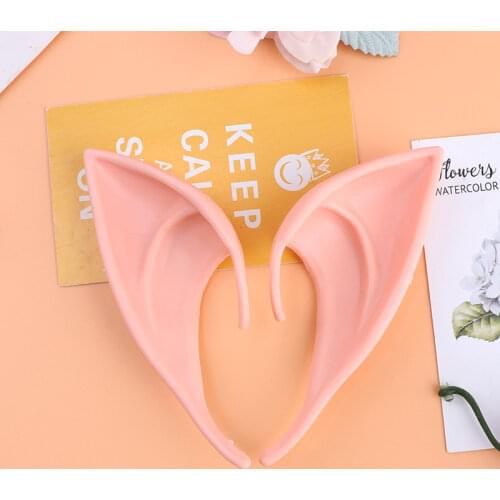 Party Decoration Latex Ears Fairy Cosplay Costume Accessories Angel Elven Elf Ears Photo Props Adult Kids Toys Halloween Supply