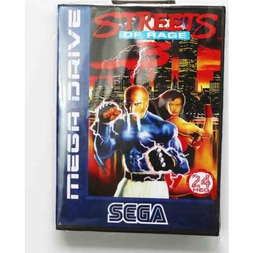 Street Of Rage 3 Game Cartridge 16 bit MD Game Card For Sega Megadrive/Genesis