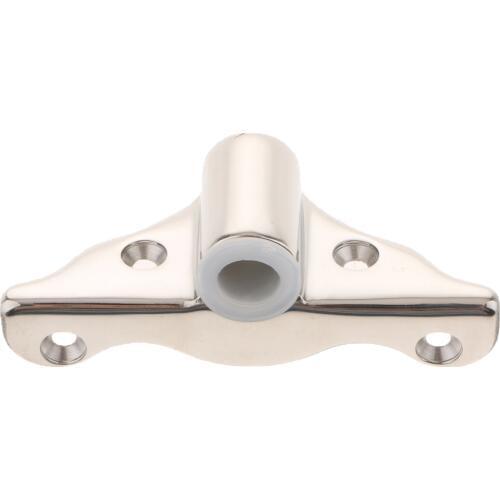 Universal 316 Marine Stainless Steel Oarlock Socket Line Side Mount for Yacht Boat