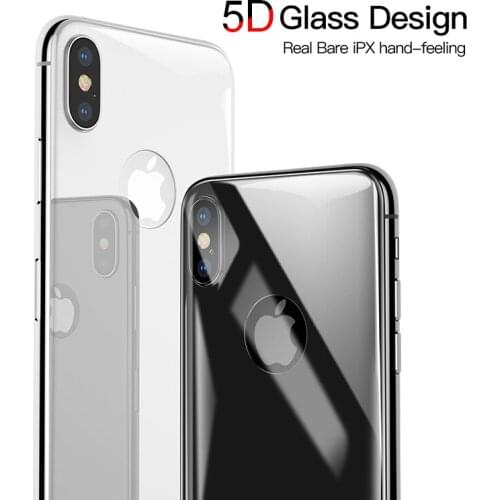YKSPACE 9H 3D Curved edge Full Cover Back Tempered Glass For iPhone X XS MAX XR 10 Sreen Protector Protection Film Anti Scratch