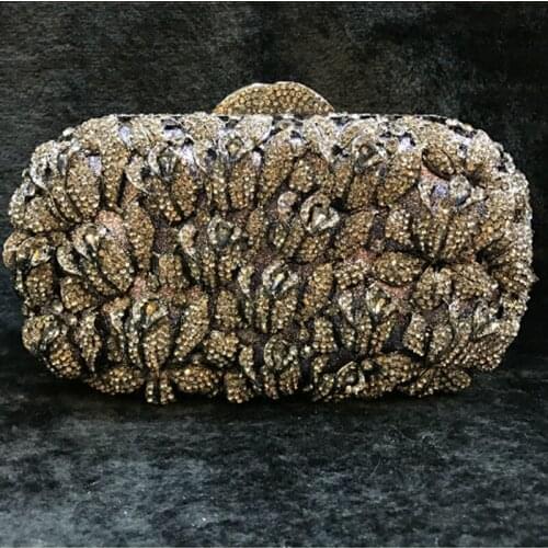 Women Dress bags Student Prom birthday Evening Bag gold Rhinestone day Clutches Bags Wedding diamond Clutch Party Purse