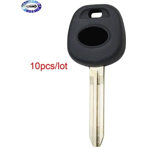 10pcs X Transponder Key Fob Ignition Shell Case for TOYOTA Camry Avalon Uncut TOY43 Blade