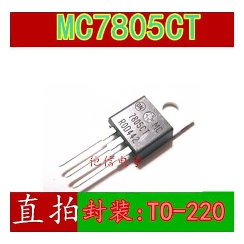 10pcs MC7805CT TO-220