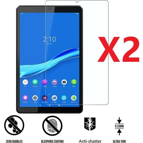 2Pcs Tablet Tempered Glass for Lenovo TAB M10 Plus TB-X606F/TB-X606X 10.3 Inch Full Screen Protector Cover Coverage Screen