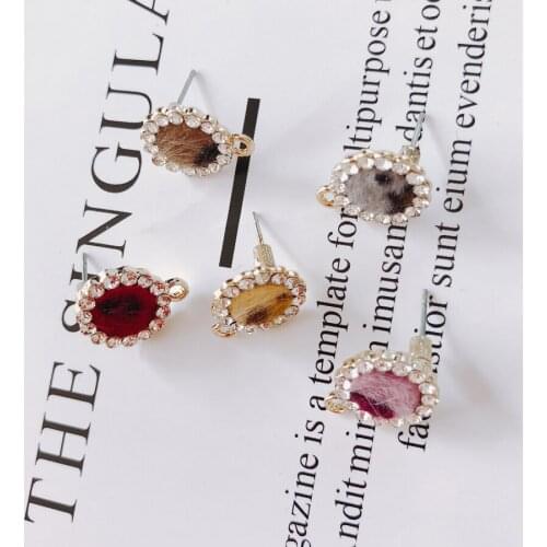 6 pieces / lotAlloyFlowerk goldearrings Supplies for Jewelry Accessoriesdiy accessoriesOther