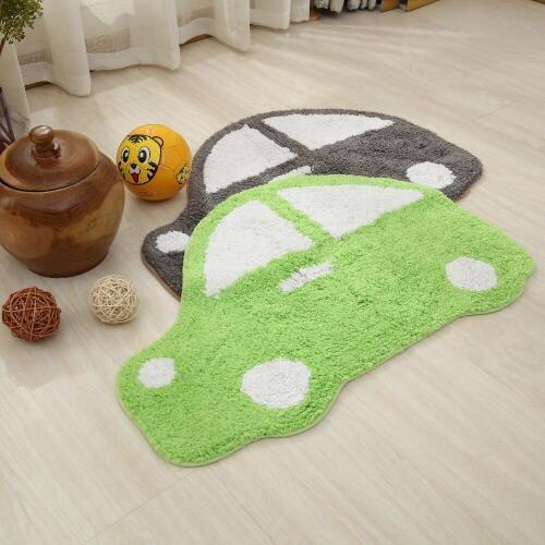 60X80CM Cartoon Car Doormat Children Bedroom Rugs And Carpets Anti-Slip Bathroom Carpet Absorb Water Kitchen Mat Kids Play Mat