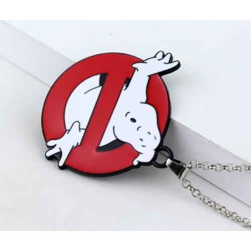 Red Ghostbusterss Keychain Ghostbusterss Death-Squadss Keyring With Red For Women Men Jewelry Chaveiro