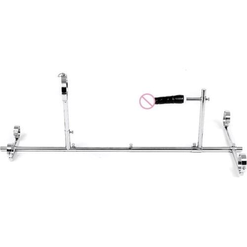 Stainless Steel Bondage Frame Handcuffs Wrist Cuffs Anklet Neck Collar Dildo Dog Slaves Devices BDSM Sex Toy Adult sex products