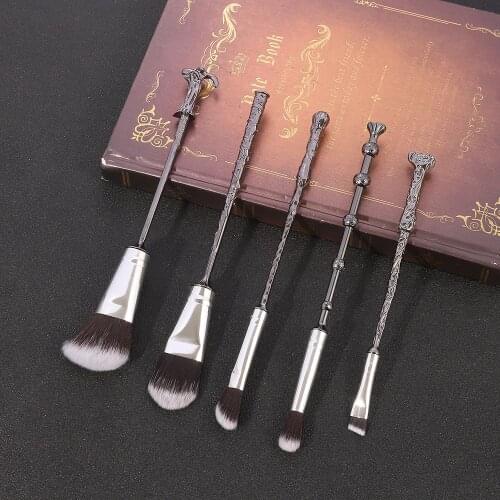 New Magic Wand Makeup Brushes Tool Set Comstic Tool Face Foundation Powder Eye Shadow Pincel Pro Make Up Kit Comestic Tool