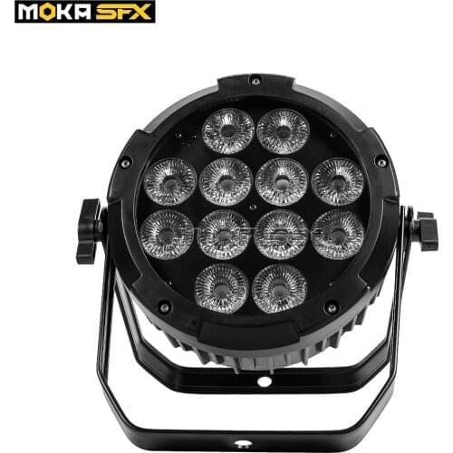 Waterproof 12x18w DMX 6in1 RGBWA+UV Stage LED Par Light Wall Wash Outdoor Lighting
