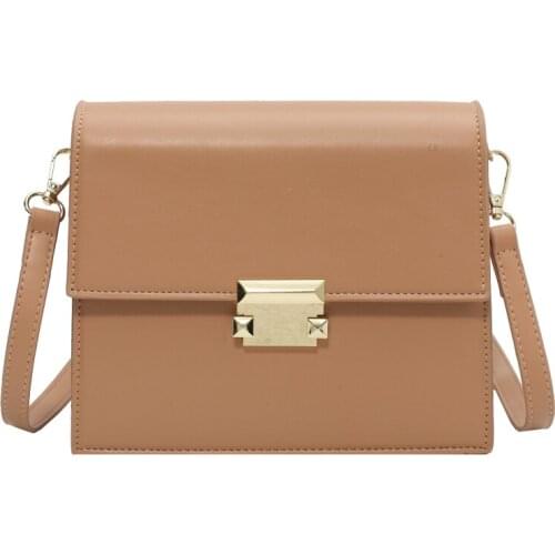 Womens Bag Luxury Designer Female Bag Messenger Bag Fashion Small Square Bag Ladies Shoulder Bag Casual Female Bag Solid Color