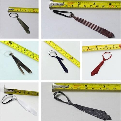 1/6 male soldier tie model male tie black model for 12 inch action figure body