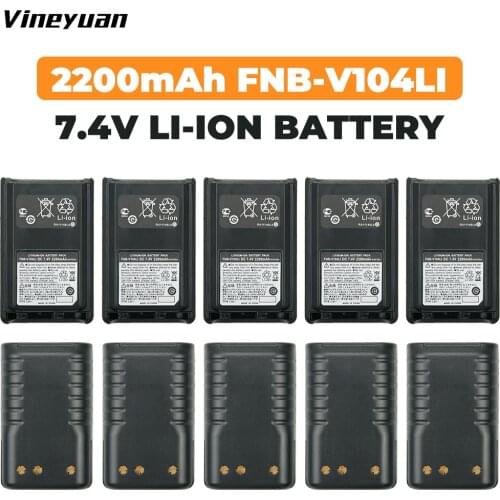 10X Replacement Battery for Vertex VX-231 FNB-V103LI FNB-V131Li VX230 VX-230 VX231L VX-231L VX234 VX-234 FNB-V103 FNB-V104
