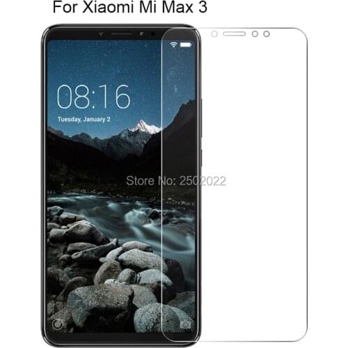 2.5D 0.26mm 9H Tempered Glass For Xiaomi Mi Max 3 Screen Protector protective film For Xiaomi Mi Max 3 max3 2018 Guard Cover
