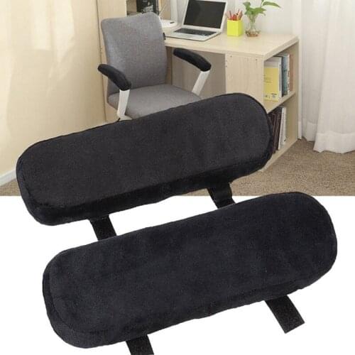 2pcs Pressure Relief Arm Rest Comfy Chair Armrest Pads Covers Foam Elbow Pillow Forearm Cover For Office Chairs Wheelchair