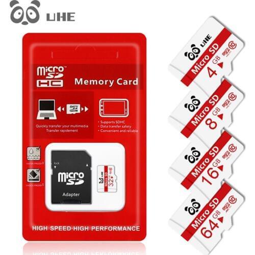 2019 Hot Sale Micro SD 64GB 32G Memory cards 4GB 8GB 16G Cartao De Memoria SDXC Microsd with Adapter