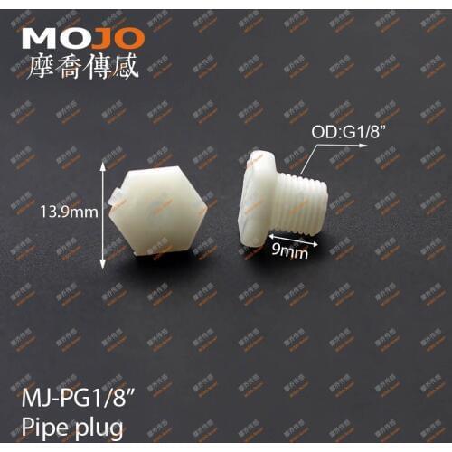 2020 Free shipping MJ-PG1/8 pipe fittings connectors thread plug(100pcs)