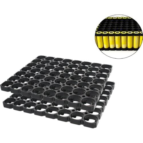 New Battery Box Accessories 5*6/6*7/7*8/8*9/9*10 Bracket Applicable Model 21700 Spacing 23mm Aperture 21.3mm Non-flame Retardant