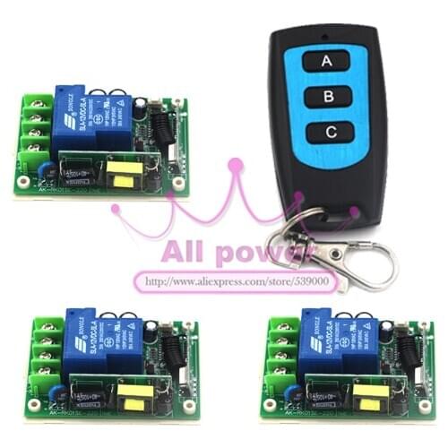 85v-250v 110v rf led dimmer switch remote control 315mhz 433mhz infrared remote control on off switch