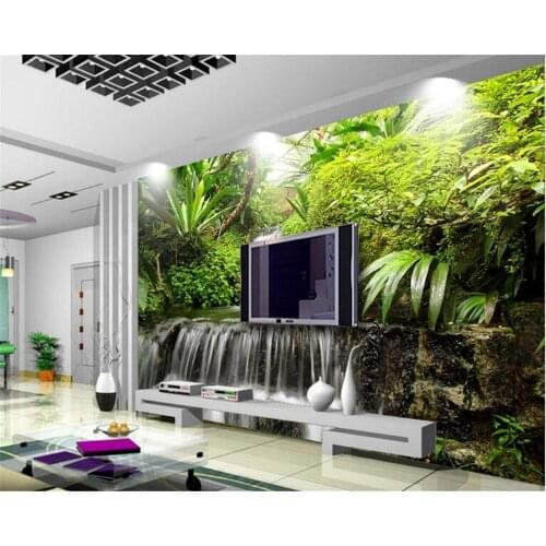 Beibehang Classic fashion waterproof wallpaper beautiful water and life financial TV wall decoration painting papel de parede