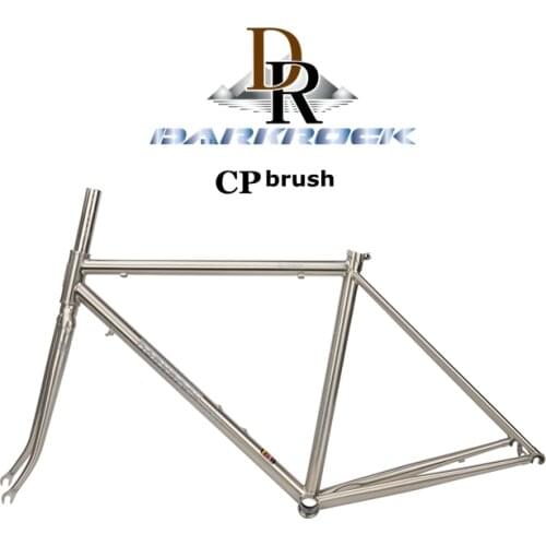Darkrock R-700c Road Frames 520 Reynolds Steel Bicycle Parts City Cycling Classic Silver Highway Bike Outside Line Cp Brush Bike