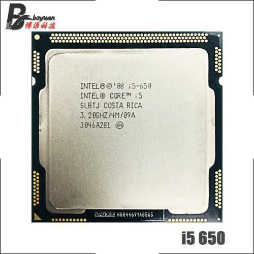 Intel Core i5-650 i5 650 3.2 GHz Dual-Core CPU Processor 4M 73W LGA 1156