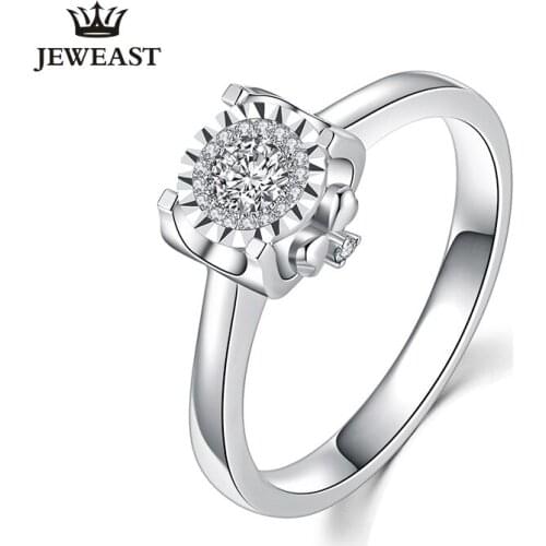 ADE Natural diamond 18K gold Pure Gold Ring Real 18K gold Solid Gold Ring Trendy Classic Party Fine Jewelry Hot Sell New 2019