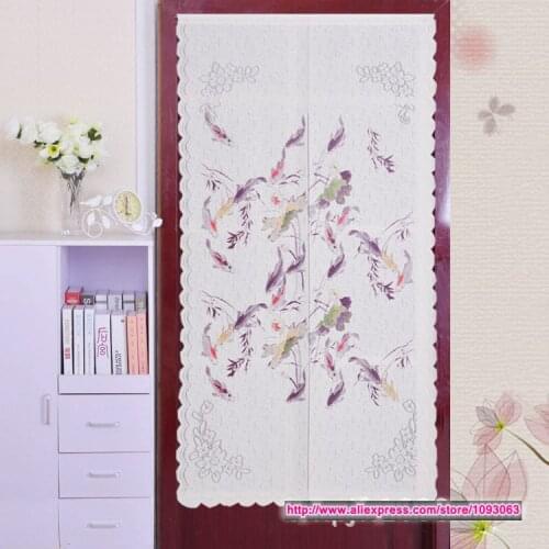 Korean Style Classical Carp Door Curtain Bedroom Decoration Knitting Feng Shui Good Fortune