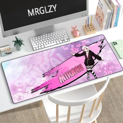 KEQING Mouse Pad Anime Cute Sexy Girl 3MM Genshin Impact Mousepad Mouse Gamer Multi-size XXL Large Keyboard MouseMat for Laptop