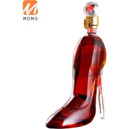 Creative Decoration High Heels Glass Wine Set Red Wine Wine Decanter Glass Dead Soldiers Glass Wine Bottle Gift