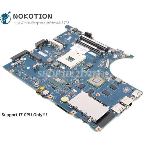NOKOTION For Lenovo Y550 Y550P Laptop Motherboard NIWBA LA-5371P HM55 DDR3 Support I7 Processor Only