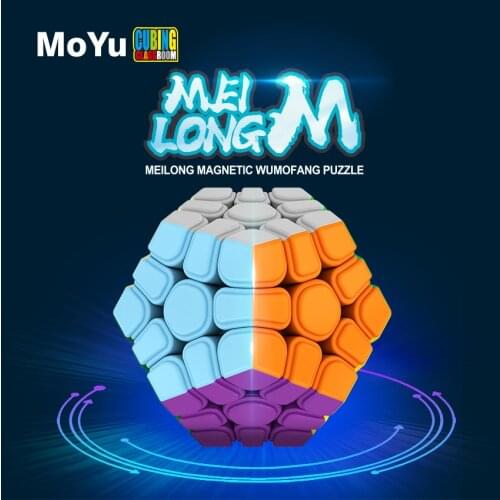 MoYu Cubing Classroom Meilong M 3x3 Magnetic Megaminx Wumofang Magic Cube Megaminxeds Magnets Puzzles For Kids Education Toys
