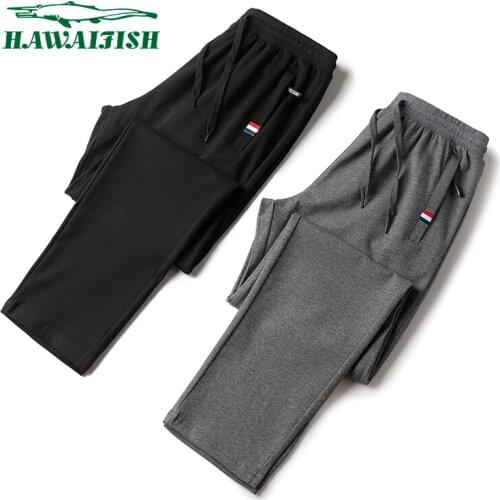 Mens Pants Casual Trousers 2021 Mens Straight-leg Sports Pants Mens Autumn Plus Size Sweatpants Cotton Men Trousers