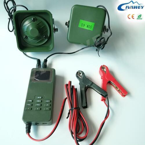 NEW 2* 50W Loud clear speakers 3 Hot Keys duck call hunting bird MP3 sound player caller electronic hunting equipment 50W