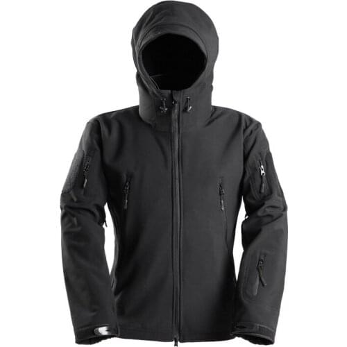 New Style Outdoor Hooded Suit Fleece Waterproof Warm Tactical Mens Womens Spring Autumn Models Zip Up Hoodies Mens Clothing