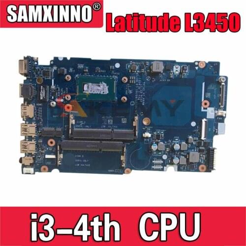 Original Laptop motherboard For DELL Latitude L3450 i3-4005U Mainboard CN-019XXT 019XXT LA-B071P SR1EK DDR3