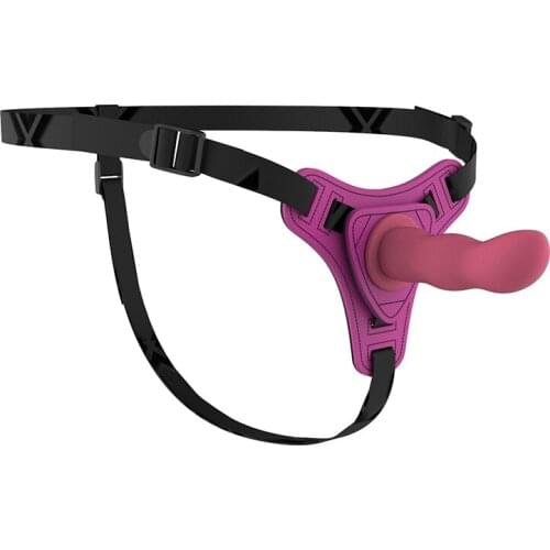 Wearable Dildo Unisex Equipment Lesbian Masturbation Adult Passion Products Leather Pants