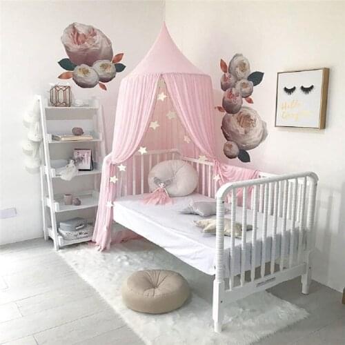 Hanging Dome Mosquito Net for Baby Crib Hung Dome Bedding Girl Princess Mosquito Net Baby Bed Canopy Tent Curtain Room Decor