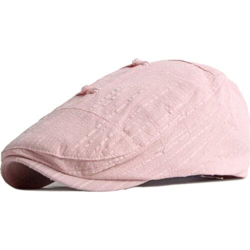 QPALCR NEW Beret Hat Women Fashion Forward Cap Spring Summer Artist Berets Cap Flat Peaked Hats Visor National Style Newsboy Cap