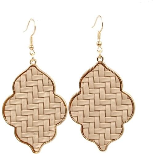 2020 New Multicolor Leopard Horsehair Gourd Lips Pendant Earrings for Women