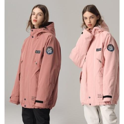 Winter Ski Jackets Man And Women Single Double Board Ski Clothing Windproof Waterproof Warm Thick Coat Ski Jacket