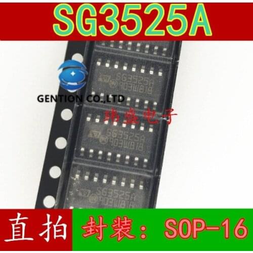 10PCS SG3525 SG3525A SG3525ADR SOP-16 switching power supply chip controller in stock 100% new and original