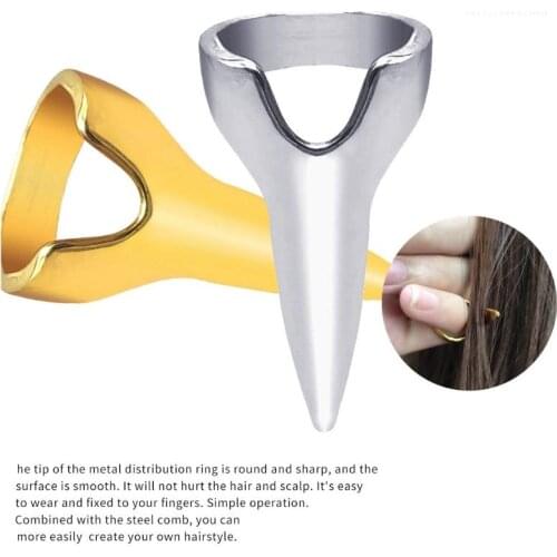 20 pieces Hair Parting tool Hair Parting and Selecting Tool Hair Sectioning Ring for Braiding Sectioning Curling and Quick New