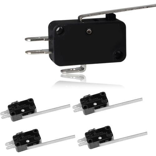 5pcs KW7-9 Long Straight Hinge Lever Type SPDT Micro Switch Limit Switch NEW