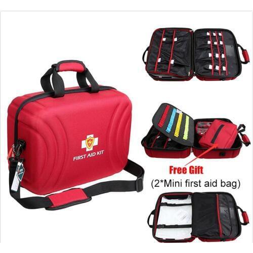Large Size Empty First Aid Kit Bag Waterproof Medical Bag First Aid Emergency Kit for Home Factory Hospital(42x31x20cm)