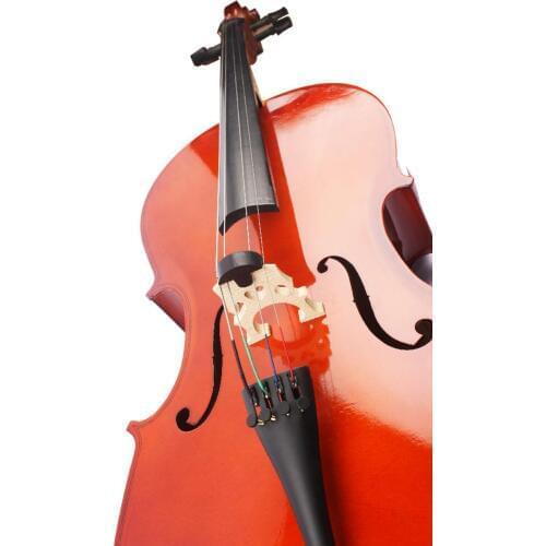 Black Acoustic Rubber 4/4 3/4 Cello Violon Mute Double Bass Black Two Hole Violon cello Mute Round Violin Part Accessories